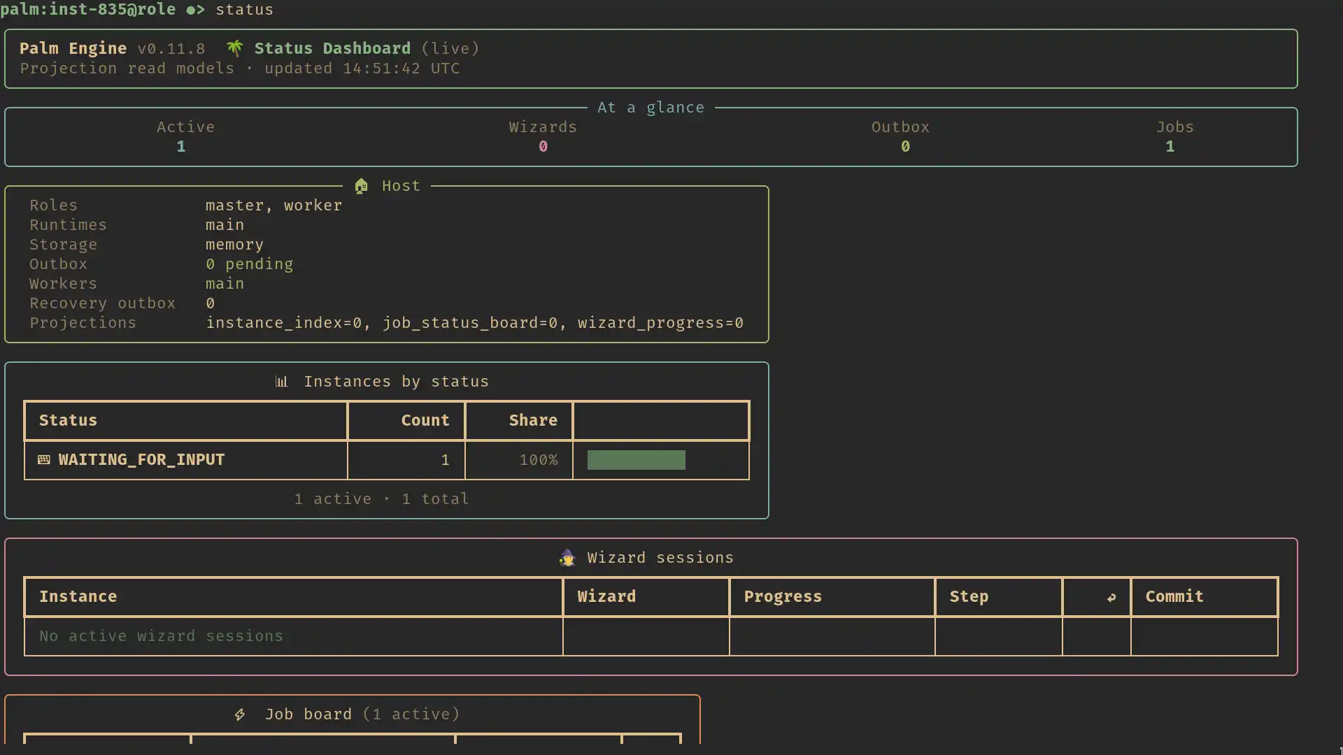 Live Status Dashboard